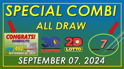 SPECIAL COMBI, SWERTRES LOTTO, EZ2 LOTTO, GUIDE, .